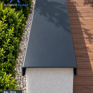 Couvertine aluminium gris anthracite, RAL 7016 — photo 2