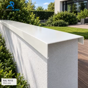 Couvertine aluminium blanc, RAL 9010 — photo 1