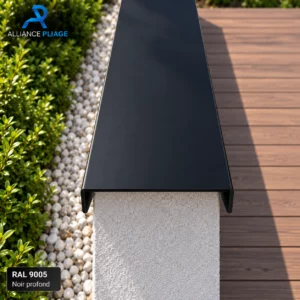 Couvertine aluminium noir, RAL 9005 — photo 2