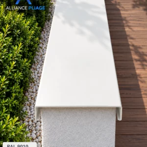Couvertine aluminium blanc, RAL 9010 — photo 2
