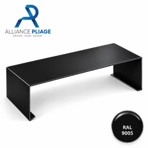 Couvre-joint aluminium noir, RAL 9005 — photo 1