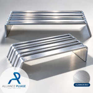 Support de Fixation en Aluminium Cannelé pour Couvertine — photo 1