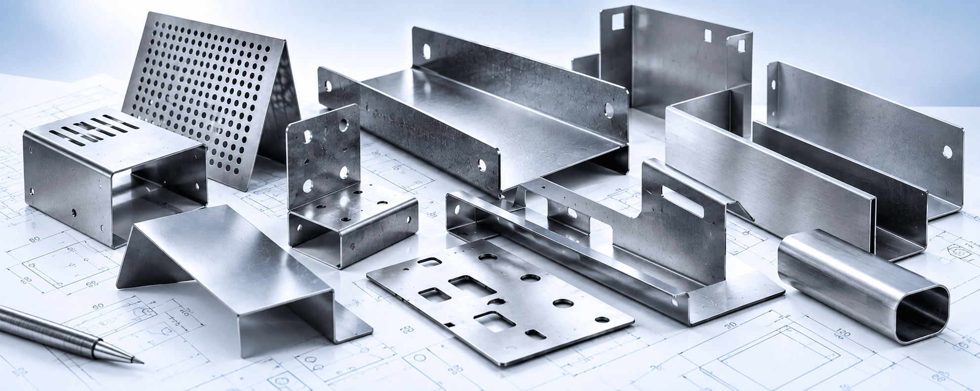 Pièces métalliques pliées sur mesure Alliance Pliage